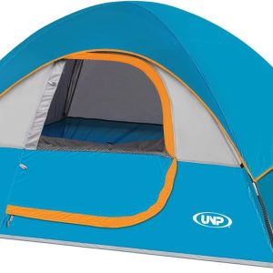 Camping Tent 2-4 Person, Waterproof Windproof Tent with Rainfly Easy Set up-Portable Dome Tents for Camping…
